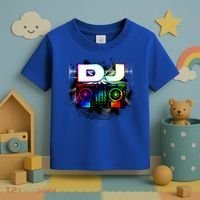 Dj Music Lover Music Player Sound Cool Funny Gift Toddler T-Shirt thumb 3