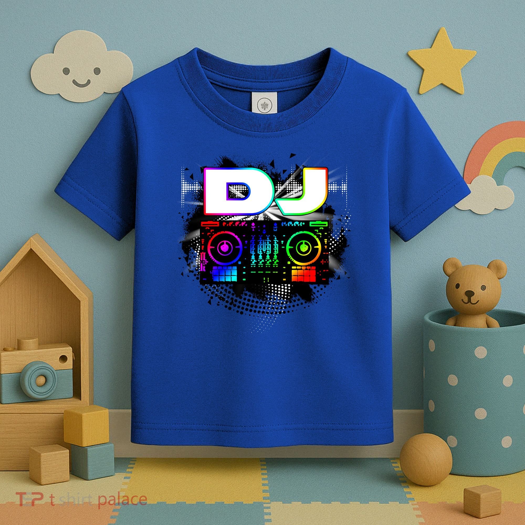 Dj Music Lover Music Player Sound Cool Funny Gift Toddler T-Shirt