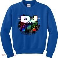 Dj Music Lover Music Player Sound Cool Funny Gift Kids Sweatshirt thumb 0