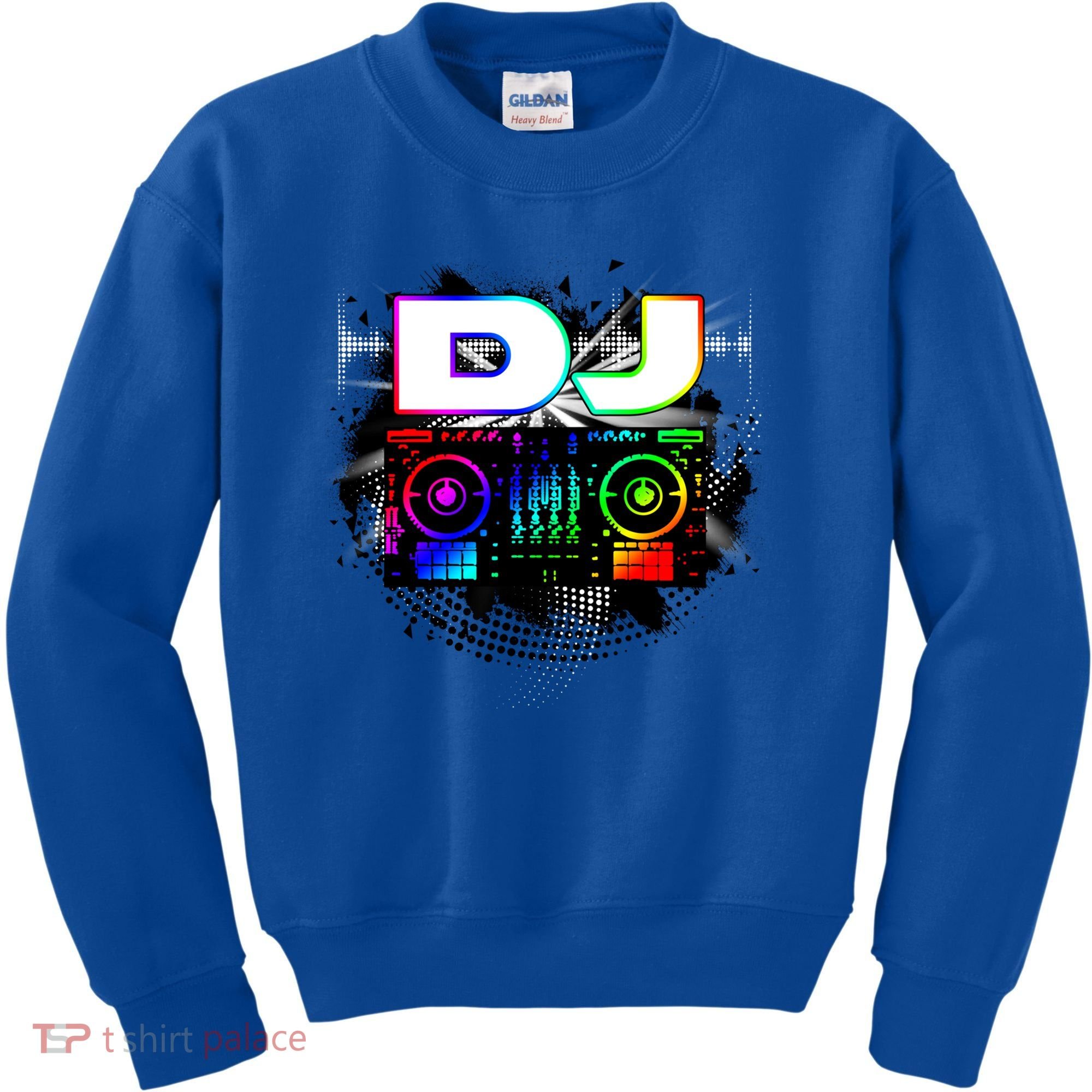 Dj Music Lover Music Player Sound Cool Funny Gift Kids Sweatshirt