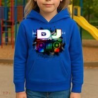 Dj Music Lover Music Player Sound Cool Funny Gift Kids Hoodie thumb 3