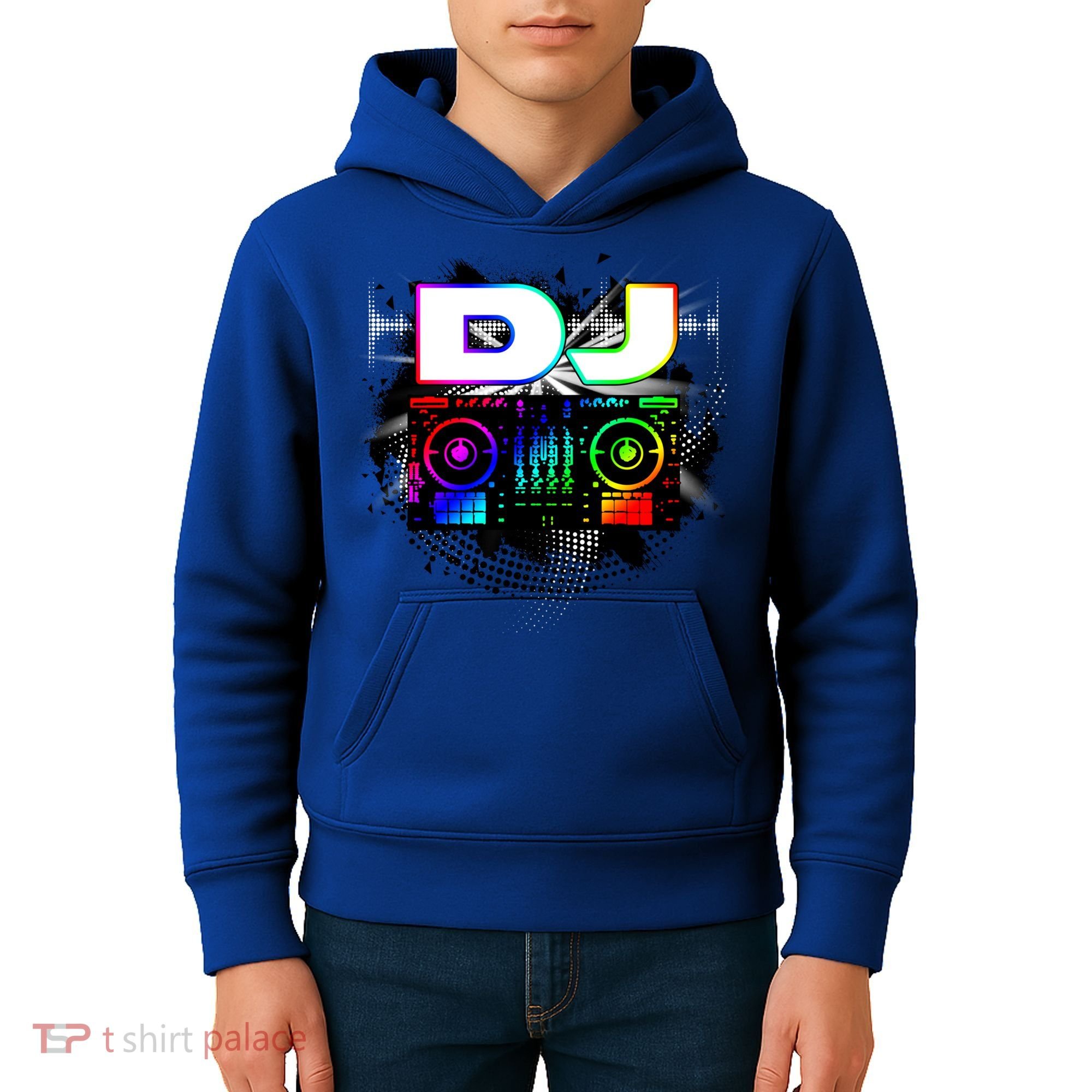 Dj Music Lover Music Player Sound Cool Funny Gift Kids Hoodie