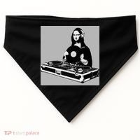 DJ Mona Lisa USA-Made Doggie Bandana thumb 0