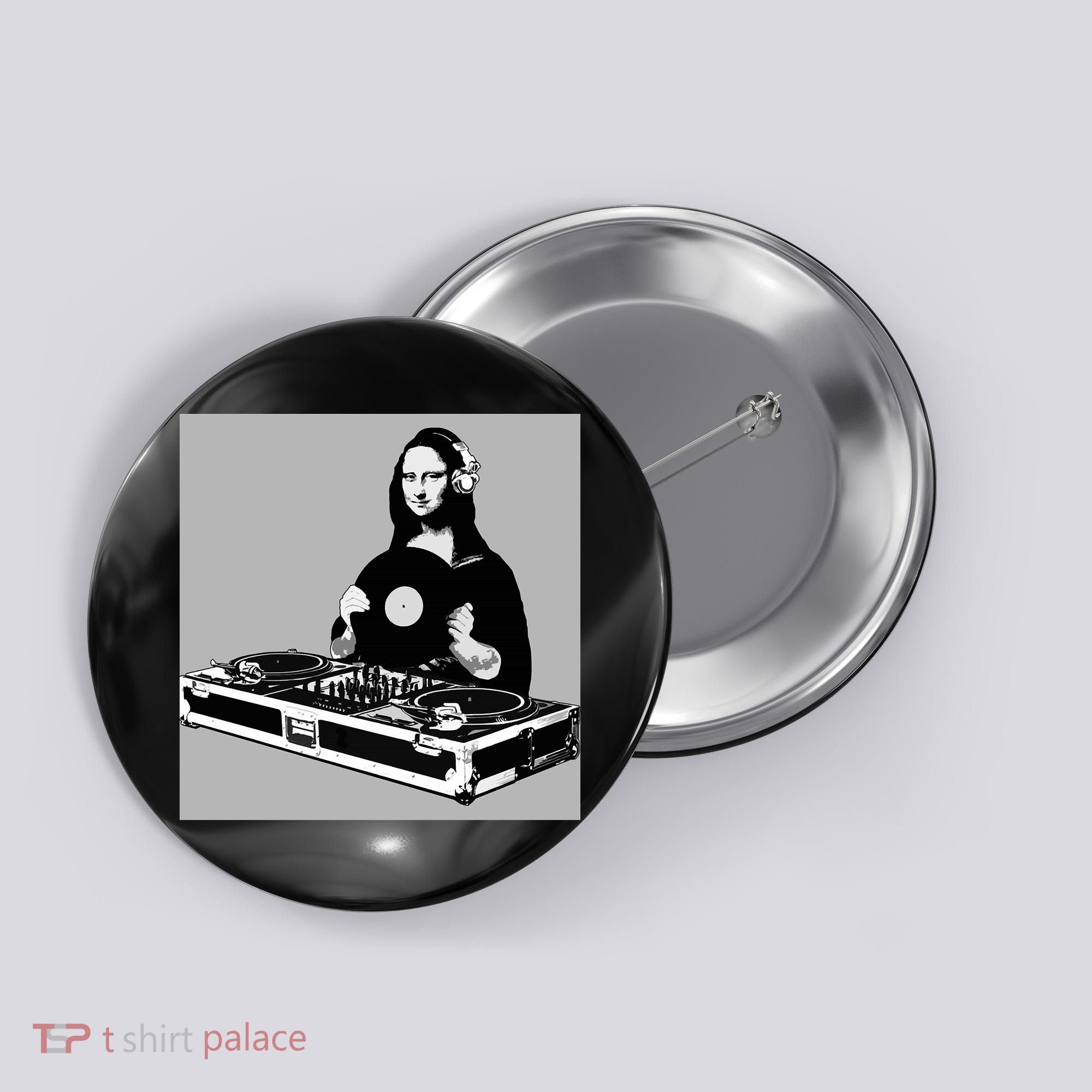 DJ Mona Lisa Button