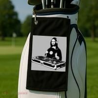 DJ Mona Lisa Golf Towel thumb 2