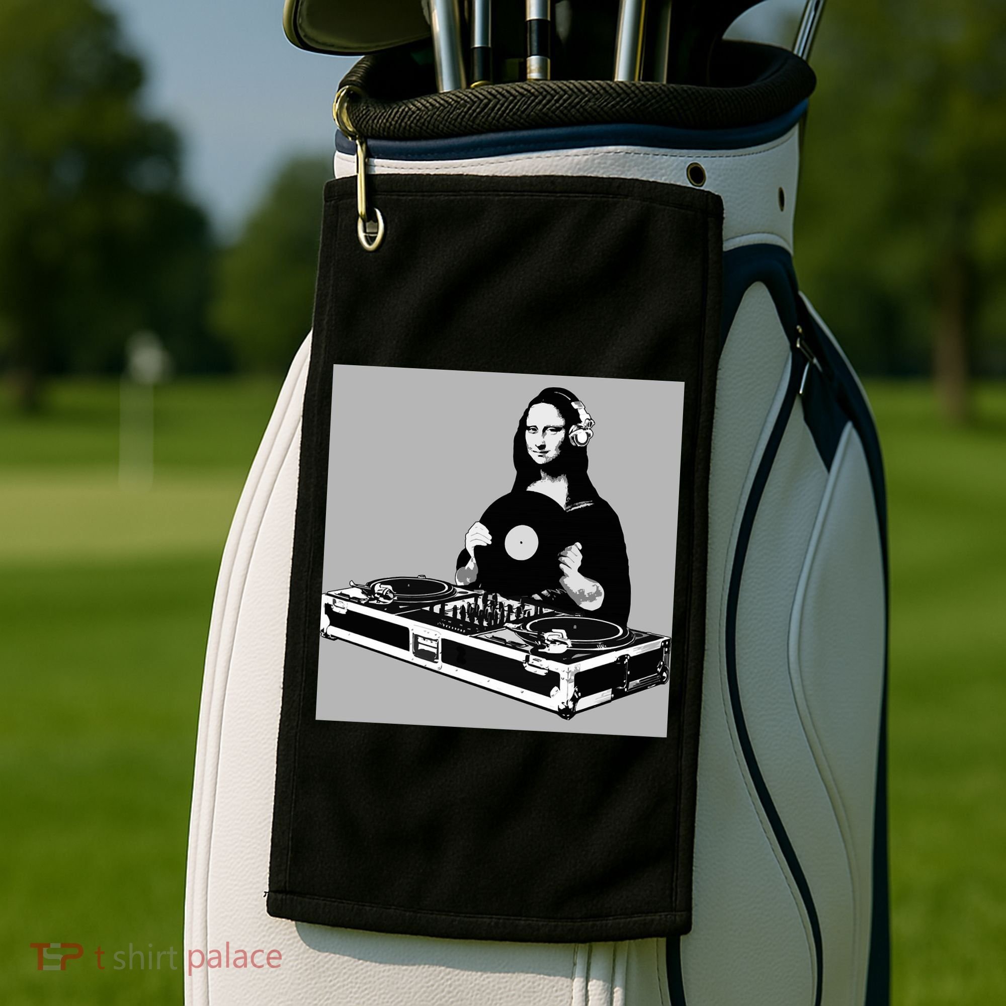 DJ Mona Lisa Golf Towel