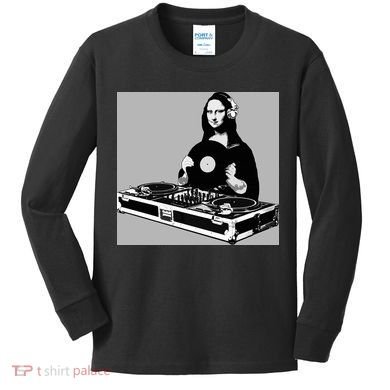 DJ Mona Lisa Kids Long Sleeve Shirt