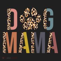 Dog Mama Leopard Paw Print Women's Sweatshirt thumb 2