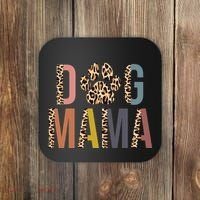 Dog Mama Leopard Paw Print Coaster thumb 0