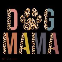 Dog Mama Leopard Paw Print Tote Bag thumb 4