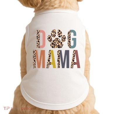 Dog Mama Leopard Paw Print Doggie Tank