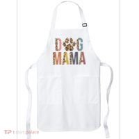 Dog Mama Leopard Paw Print Apron thumb 0