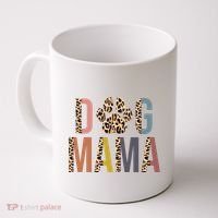 Dog Mama Leopard Paw Print Coffee Mug thumb 0