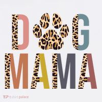 Dog Mama Leopard Paw Print Mousepad thumb 1