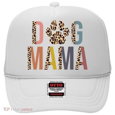 Dog Mama Leopard Paw Print Hat