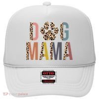 Dog Mama Leopard Paw Print Hat thumb 0