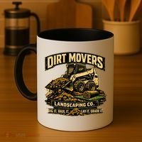 Dirt Movers Landscaping Co Dig Haul Lay Grade It Coffee Mug thumb 4