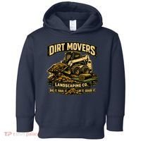 Dirt Movers Landscaping Co Dig Haul Lay Grade It Toddler Hoodie thumb 0