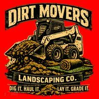Dirt Movers Landscaping Co Dig Haul Lay Grade It Santa Hat thumb 1