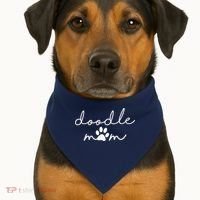 Doodle Mom Labradoodle Bernedoodle Goldendoodle Mama USA-Made Doggie Bandana thumb 1