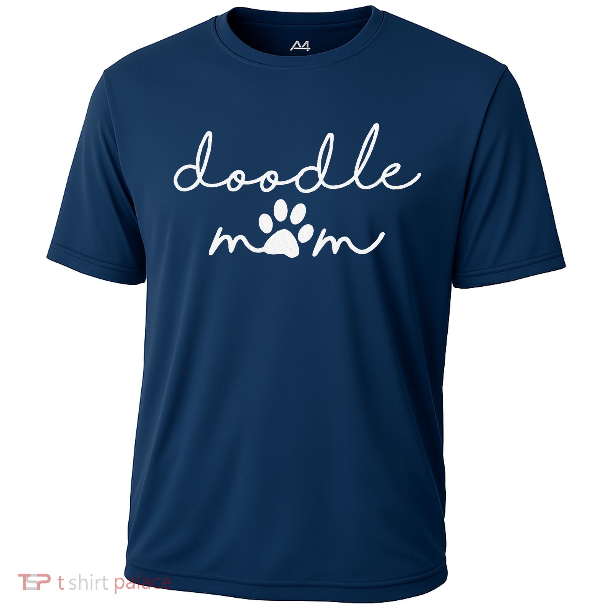 Doodle Mom Labradoodle Bernedoodle Goldendoodle Mama Cooling Performance Crew T-Shirt