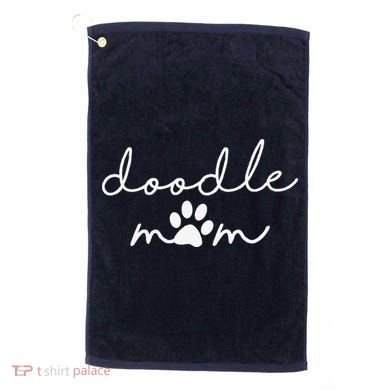 Doodle Mom Labradoodle Bernedoodle Goldendoodle Mama Golf Towel
