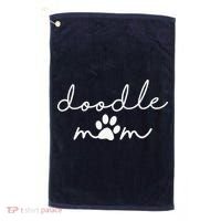 Doodle Mom Labradoodle Bernedoodle Goldendoodle Mama Golf Towel thumb 0