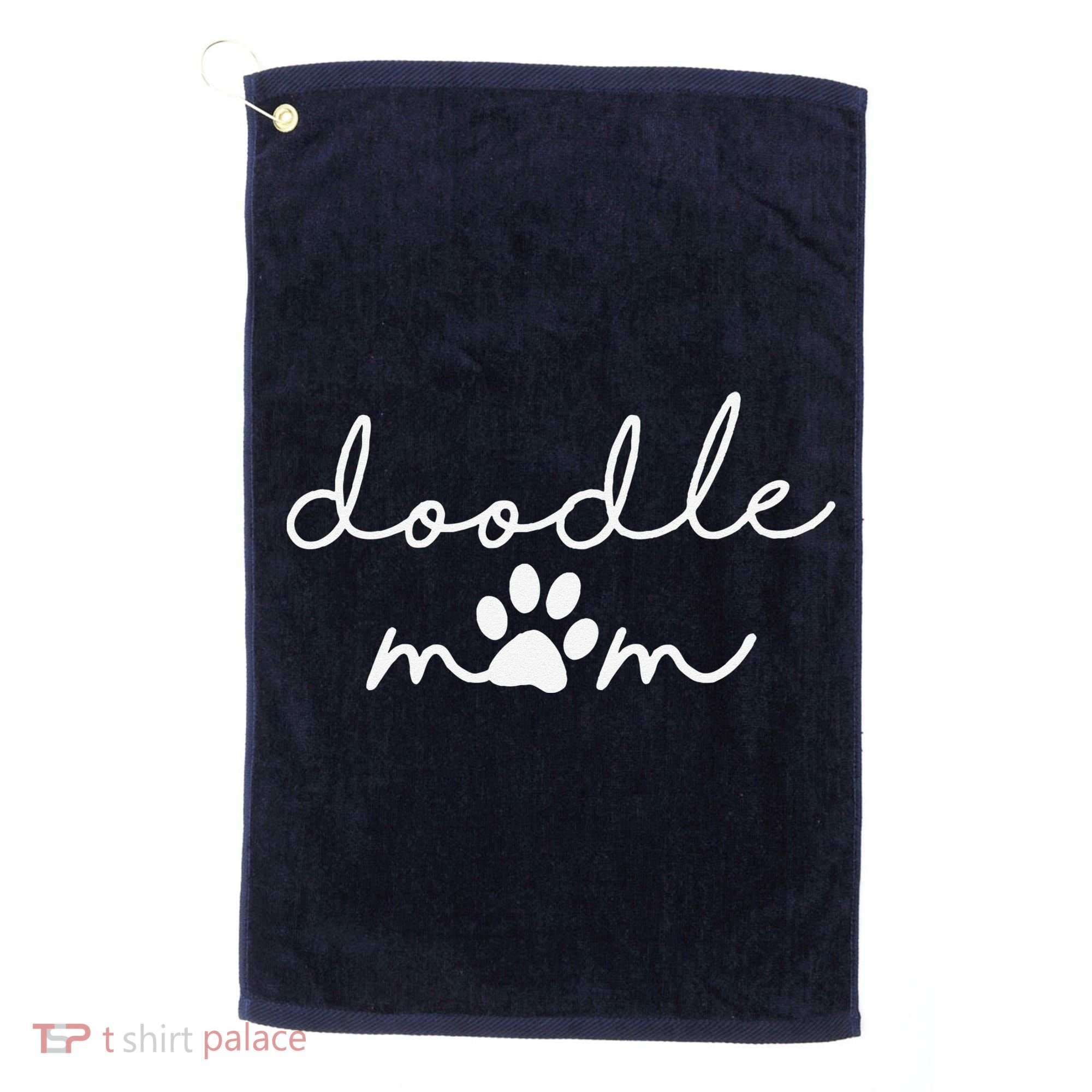 Doodle Mom Labradoodle Bernedoodle Goldendoodle Mama Golf Towel