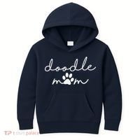 Doodle Mom Labradoodle Bernedoodle Goldendoodle Mama Kids Hoodie thumb 0