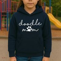 Doodle Mom Labradoodle Bernedoodle Goldendoodle Mama Kids Hoodie thumb 3