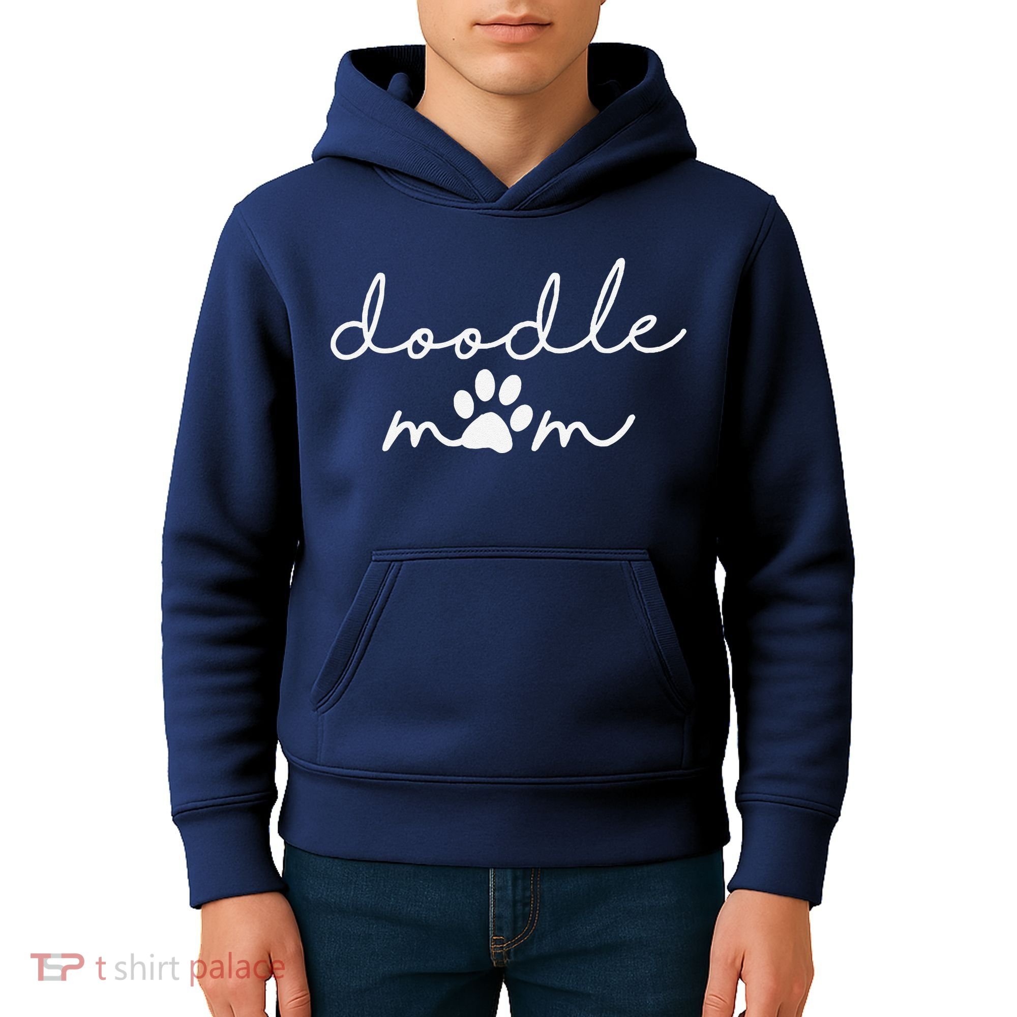 Doodle Mom Labradoodle Bernedoodle Goldendoodle Mama Kids Hoodie
