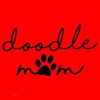 Doodle Mom Labradoodle Bernedoodle Goldendoodle Mama Santa Hat thumb 1