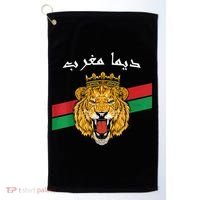 Dima Morocco Lion Flag Sport Soccer Jersey Tee Football Golf Towel thumb 0