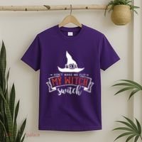 Dont Make Me Flip My Witch Switch Funny Sassy Halloweens T-Shirt thumb 2