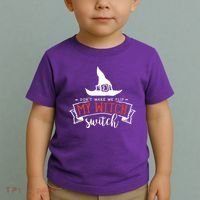 Dont Make Me Flip My Witch Switch Funny Sassy Halloweens Toddler T-Shirt thumb 2