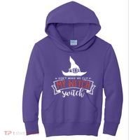 Dont Make Me Flip My Witch Switch Funny Sassy Halloweens Kids Hoodie thumb 0
