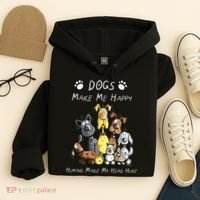 Dogs Make Me Happy Humans Make My Head Hurt Hoodie thumb 4