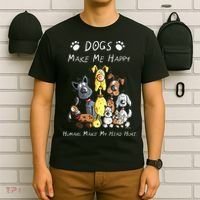 Dogs Make Me Happy Humans Make My Head Hurt T-Shirt thumb 6