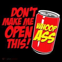 DonT Make Me Open A Can Open This Can Of Whoop Ass Women's Hoodie thumb 2