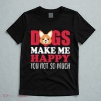 Dogs Make Me Happy You Not So Much T-Shirt thumb 5