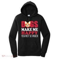 Dogs Make Me Happy You Not So Much Women's Hoodie thumb 0
