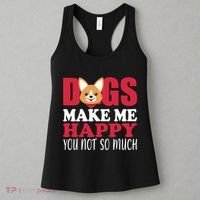 Dogs Make Me Happy You Not So Much Women's Tank Top thumb 3
