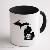 Detroit Michigan Motor City Midwest D Coffee Mug thumb 1