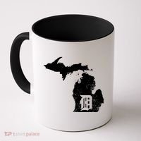 Detroit Michigan Motor City Midwest D Coffee Mug thumb 0