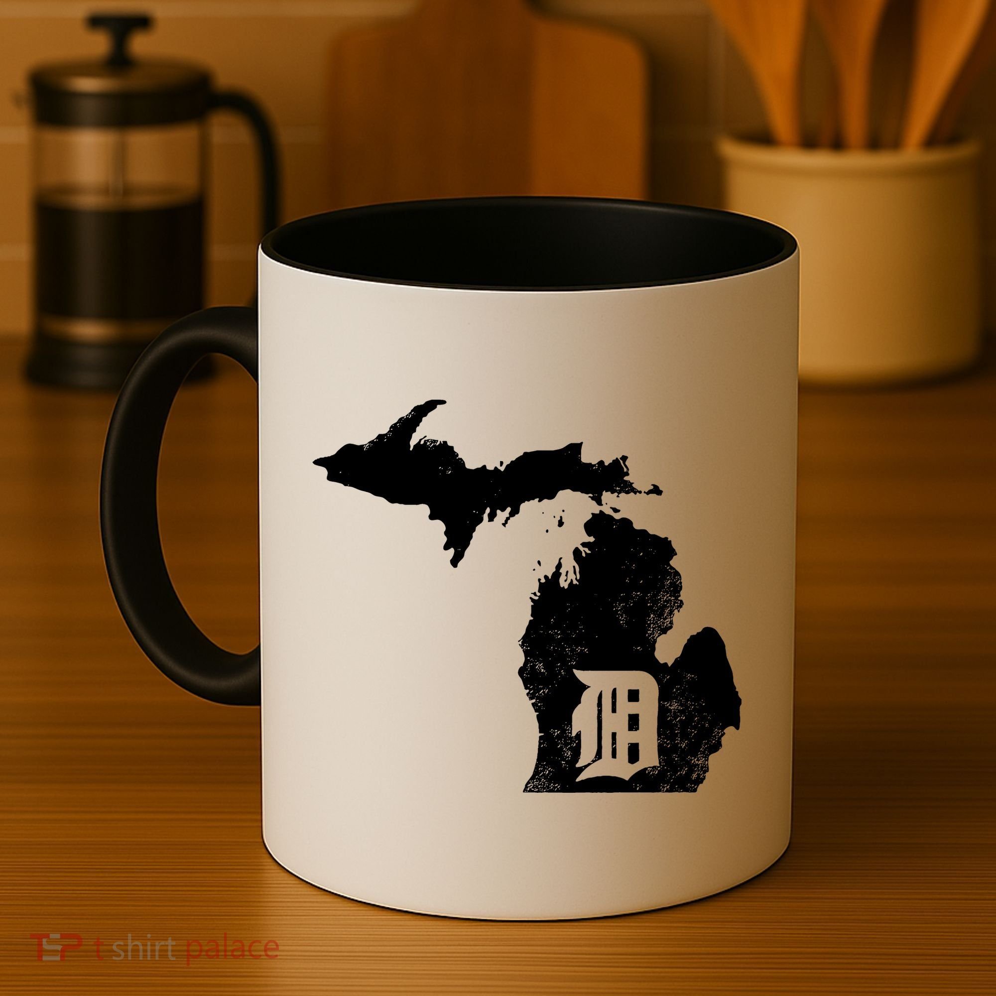 Detroit Michigan Motor City Midwest D Coffee Mug