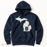 Detroit Michigan Motor City Midwest D Hoodie thumb 0