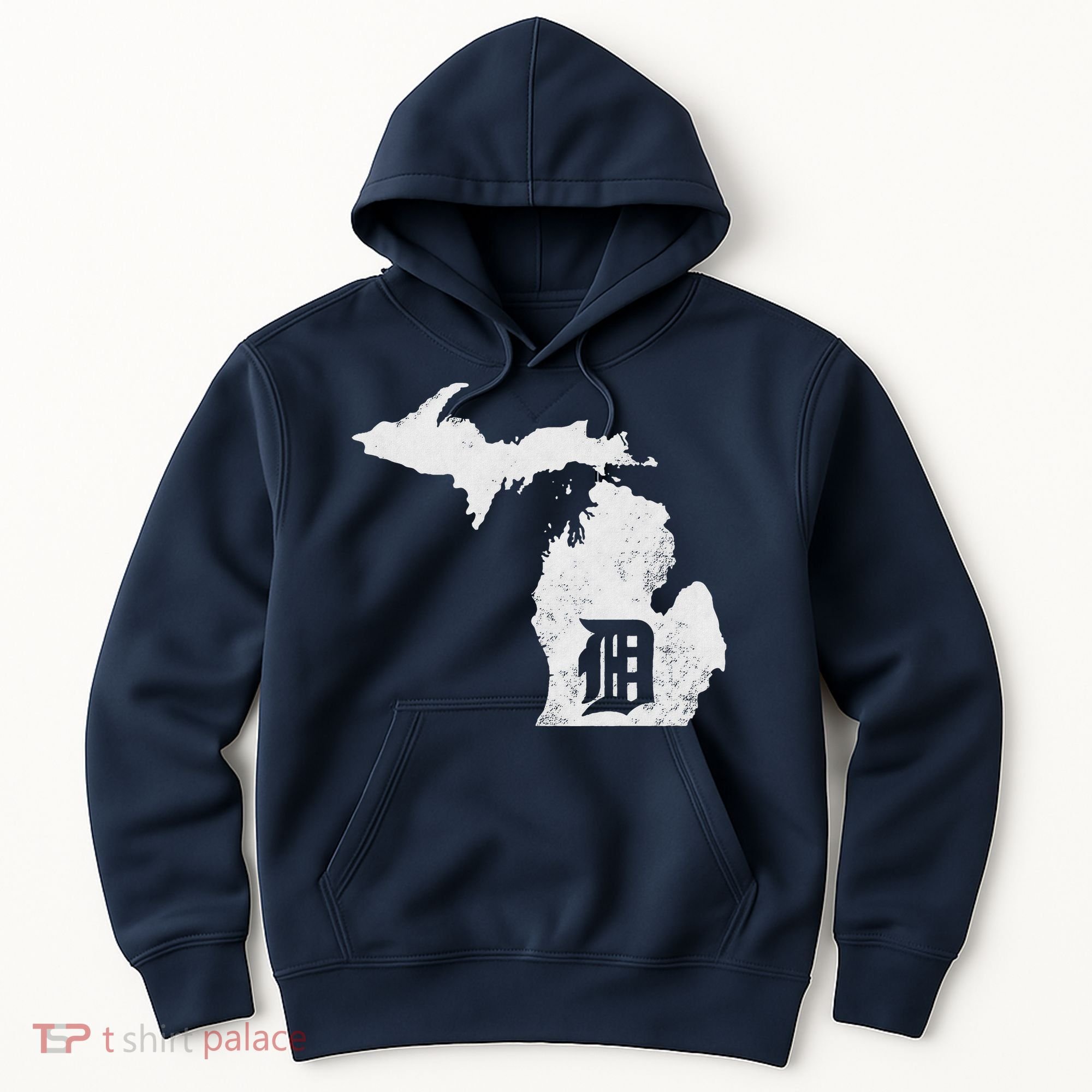 Detroit Michigan Motor City Midwest D Hoodie