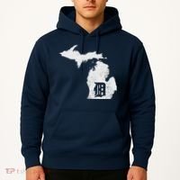 Detroit Michigan Motor City Midwest D Hoodie thumb 2