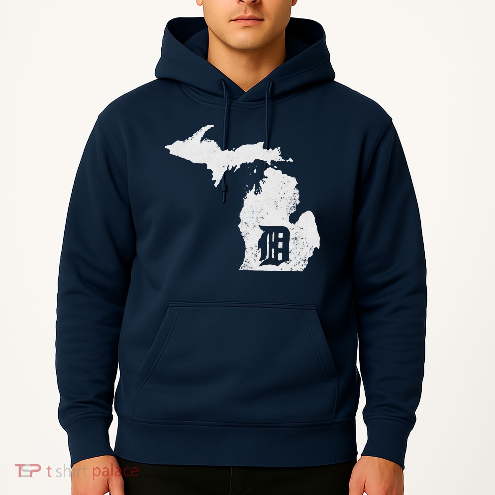 Detroit Michigan Motor City Midwest D Hoodie