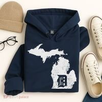 Detroit Michigan Motor City Midwest D Hoodie thumb 4